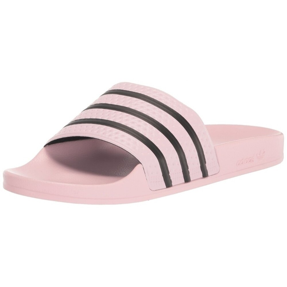 NEW MEN'S, WOMEN ADIDAS ADILETTE TREFOIL SANDALS SLIDES US 9 #HP6511 PINK Y2k